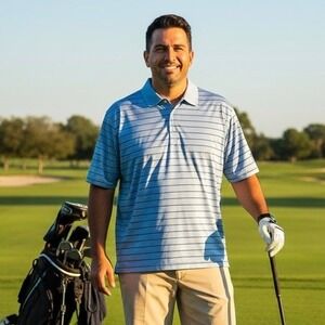 Peter Millar‎ Polo Shirt Men XL Summer Comfort Short Sleeve Stripe Purple Black